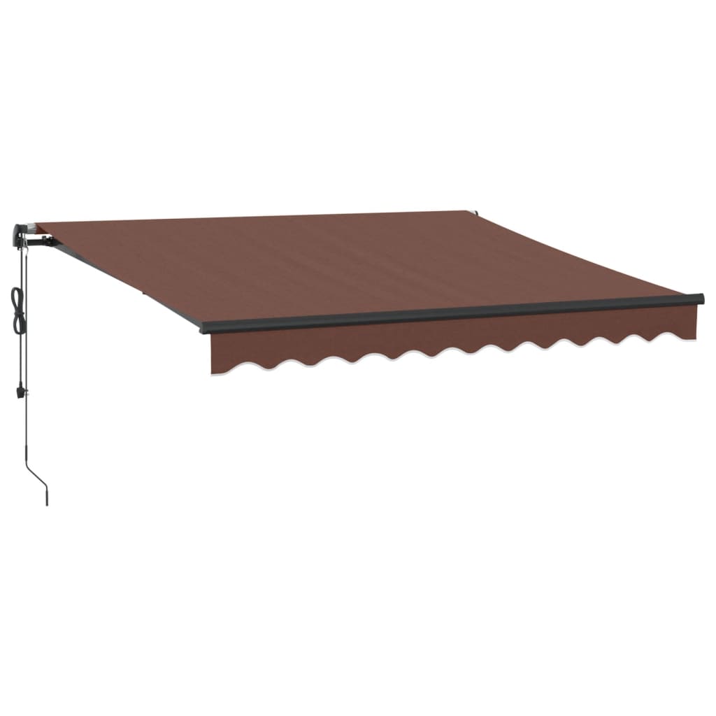 VidaXL Markise automatisch ausziehbar 300x250 cm braun