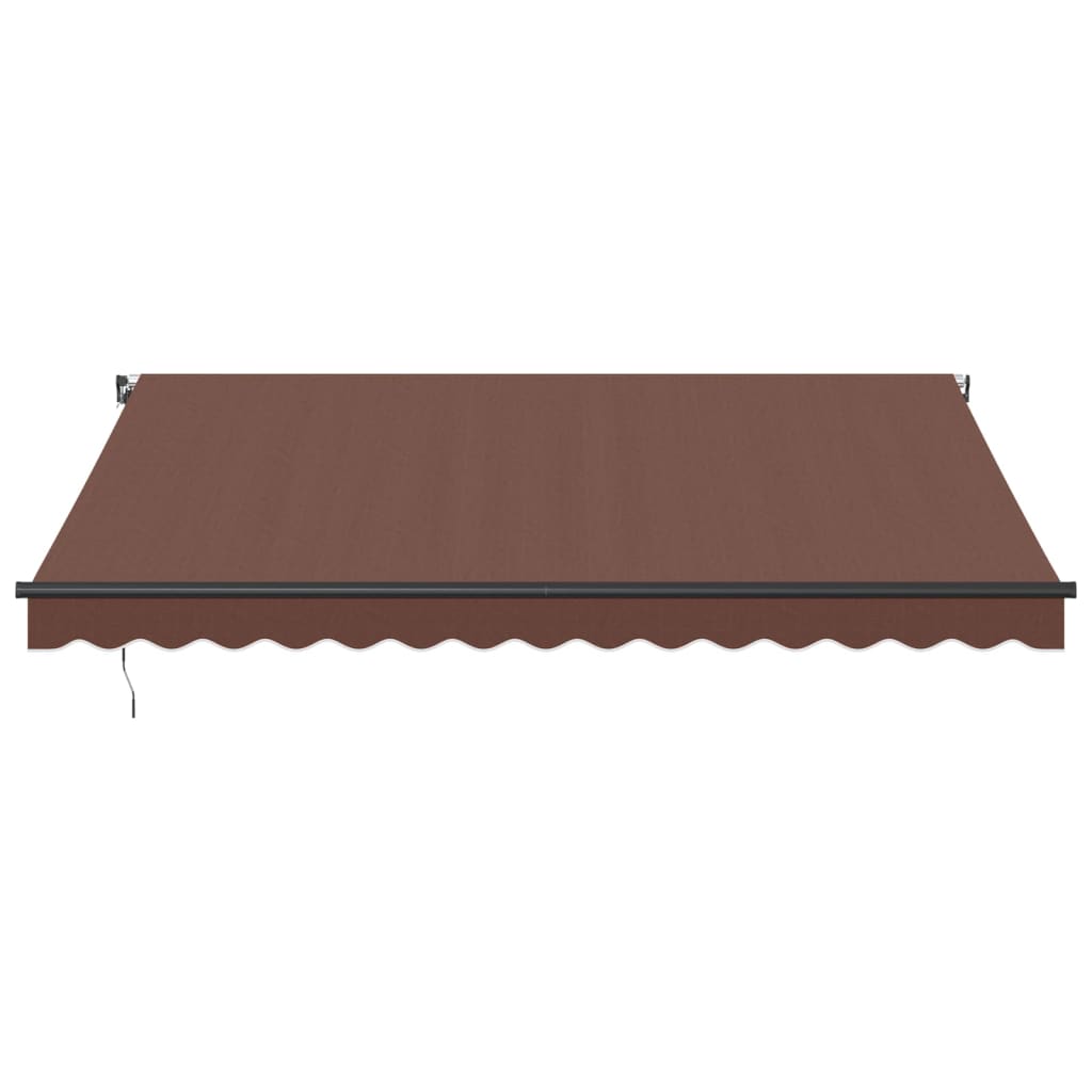 VidaXL Markise manuell ausziehbar 400x300 cm braun