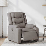 Vidaxl fauteuil verstelbaar elektrisch stof taupe