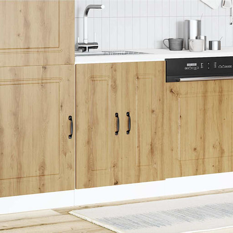 Vidaxl spoelbakonderkast kalmar 60x46x81,5 cm hout artisanaal eiken