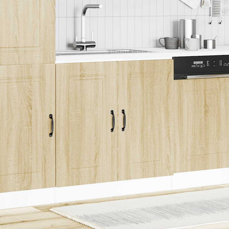 Vidaxl spoelbakonderkast kalmar 80x46x81,5cm bewerkt hout sonoma eiken