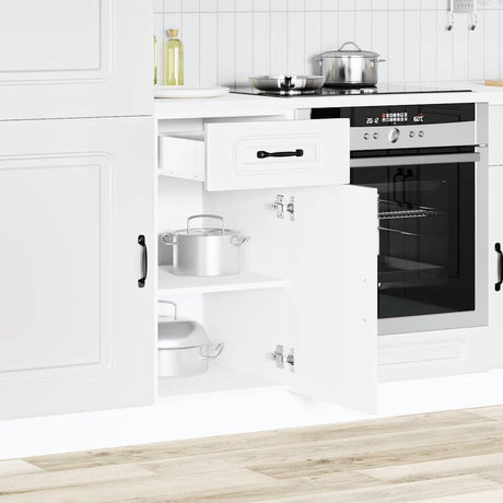 Vidaxl onderkast kalmar bewerkt hout wit