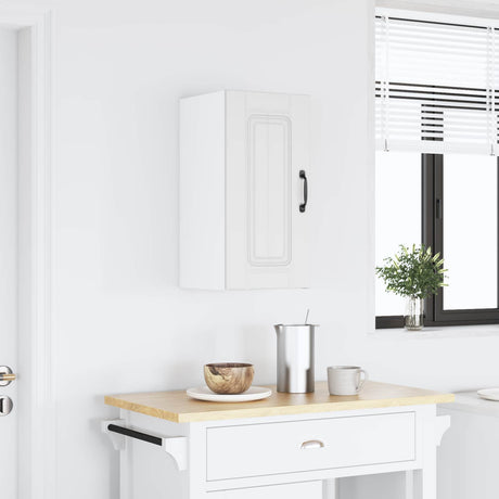 Vidaxl keukenbovenkast kalmar bewerkt hout wit