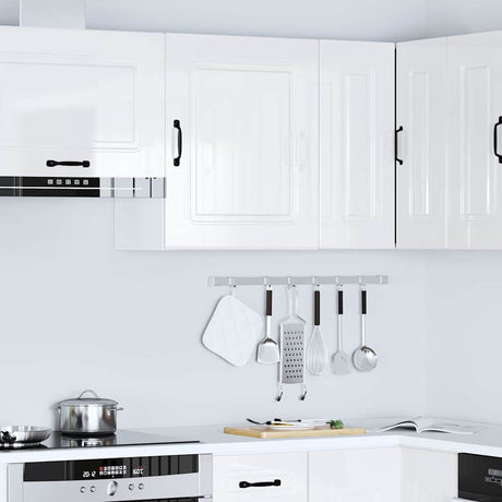 Vidaxl keuken wandkast kalmar hoogglans wit geengineerd hout