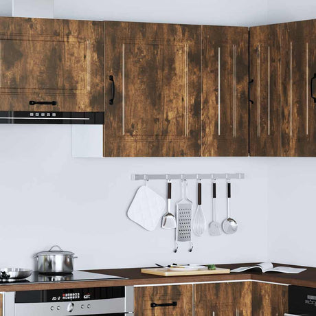 Vidaxl keukenwandkast kalmar bewerkt hout gerookt eikenkleurig