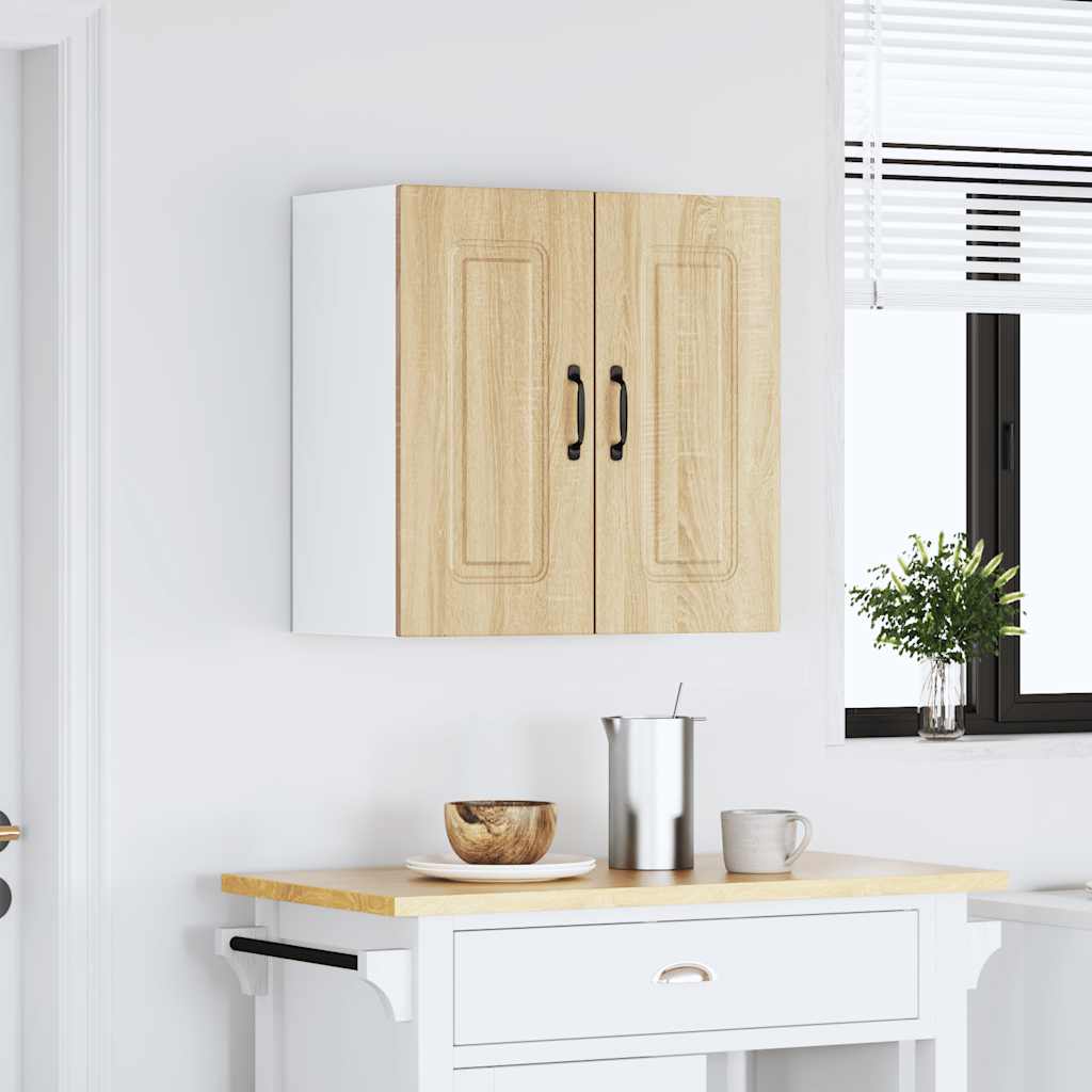 Vidaxl keukenbovenkast kalmar bewerkt hout sonoma eikenkleurig
