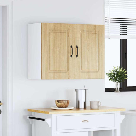 Vidaxl keukenbovenkast kalmar bewerkt hout sonoma eikenkleurig