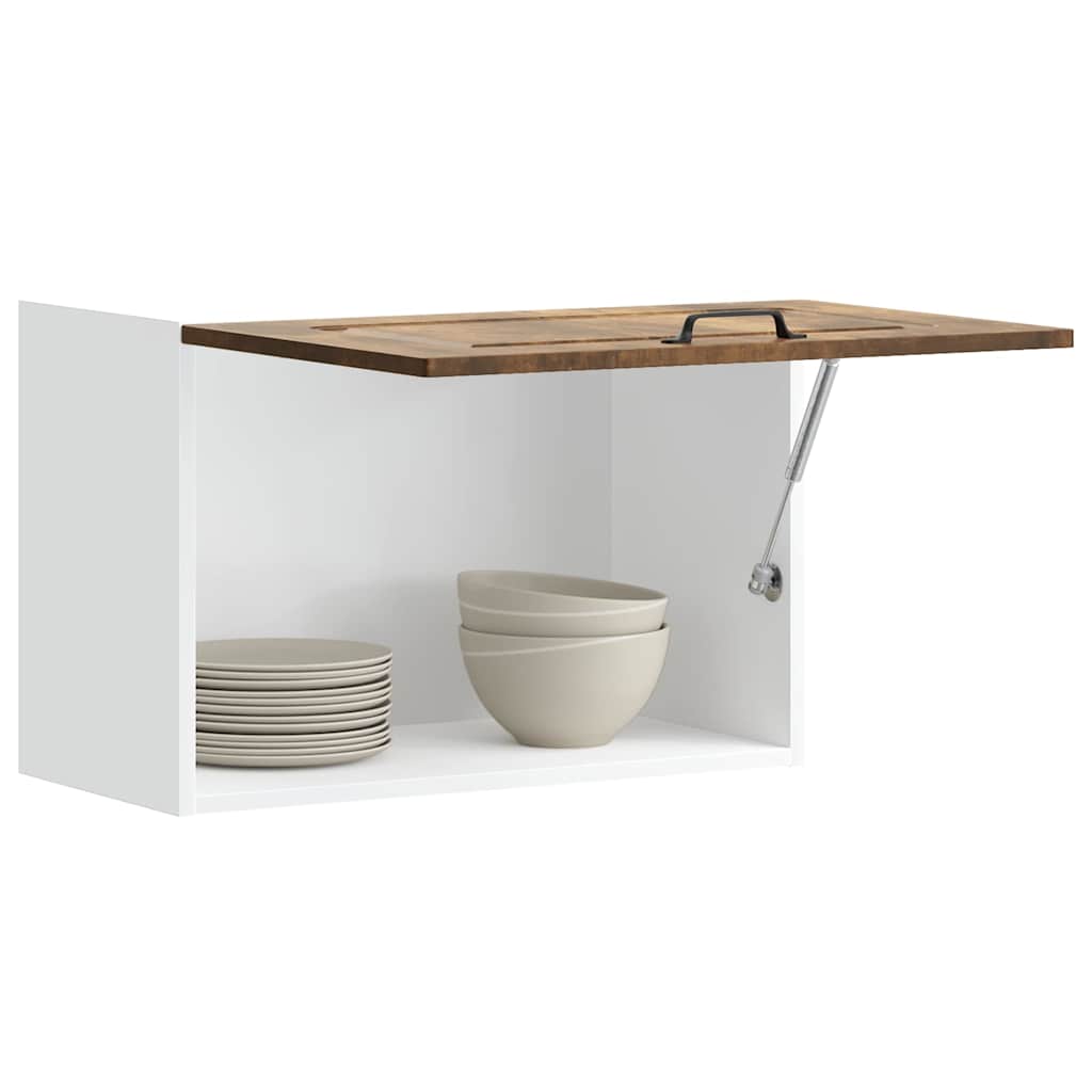 Vidaxl keukenbovenkast kalmar bewerkt hout gerookt eikenkleurig