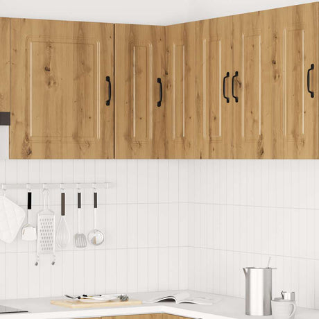 Vidaxl keukenwandhoekkast kalmar bewerkt hout artisanaal eikenkleur