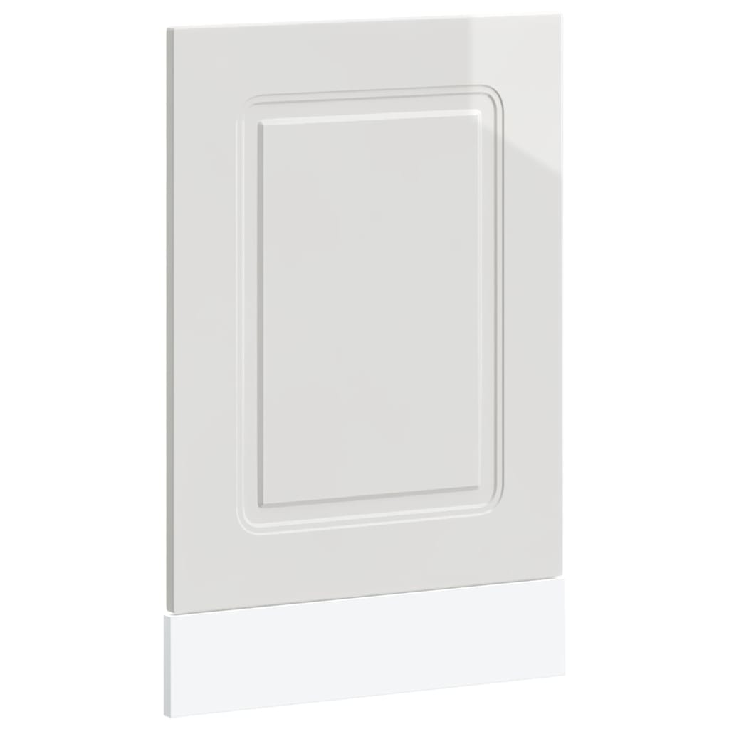 Vidaxl vaatwaspaneel kalmar 45x1,5x57 cm bewerkt hout hoogglans wit