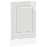 Vidaxl vaatwaspaneel kalmar 45x1,5x57 cm bewerkt hout hoogglans wit