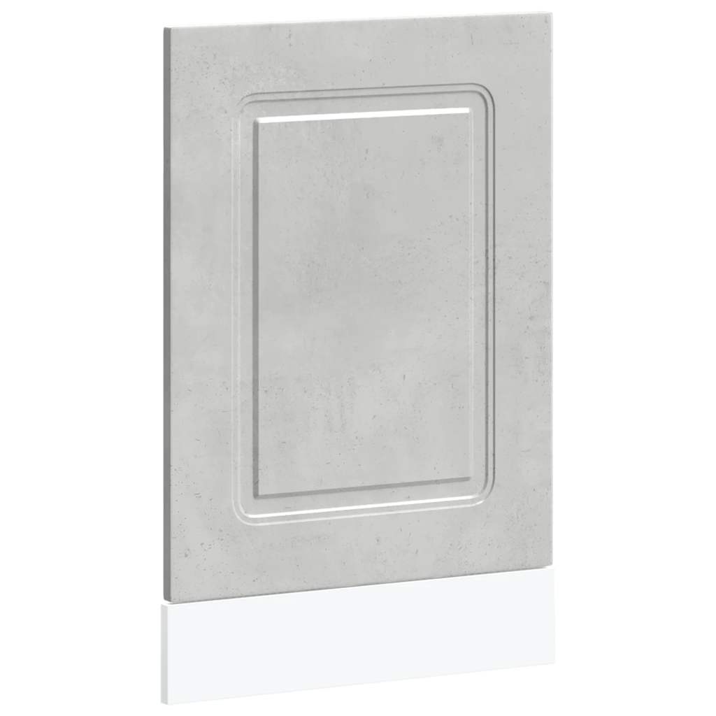 Vidaxl vaatwaspaneel kalmar 45x1,5x57 cm bewerkt hout betongrijs