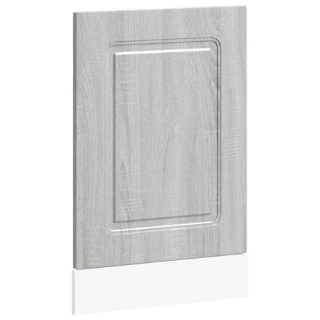 Vidaxl vaatwaspaneel kalmar 45x1,5x57 cm bewerkt hout grijs sonoma