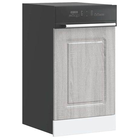 Vidaxl vaatwaspaneel kalmar 45x1,5x57 cm bewerkt hout grijs sonoma