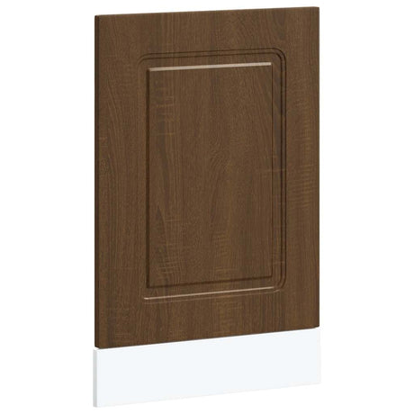 Vidaxl vaatwaspaneel kalmar 45x1,5x57 cm bewerkt hout bruin eikenkleur