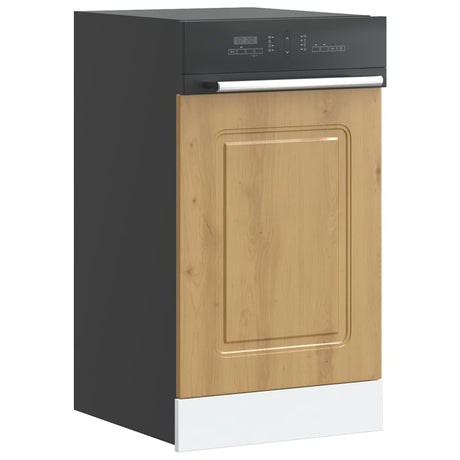 Vidaxl vaatwaspaneel kalmar 45x1,5x57 cm bewerkt hout artisanaal eiken