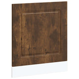 Vidaxl vaatwaspaneel kalmar 60x1,5x57 cm bewerkt hout gerookt eiken
