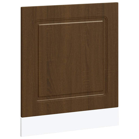 Vidaxl vaatwaspaneel kalmar 60x1,5x57 cm bewerkt hout bruin eikenkleur