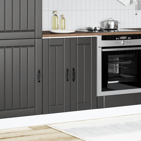 Vidaxl spoelbakonderkast lucca bewerkt hout zwart