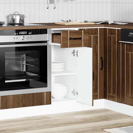 Vidaxl onderkast lucca bewerkt hout bruin eikenkleur