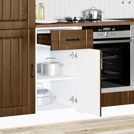 Vidaxl onderkast lucca bewerkt hout bruin eikenkleur