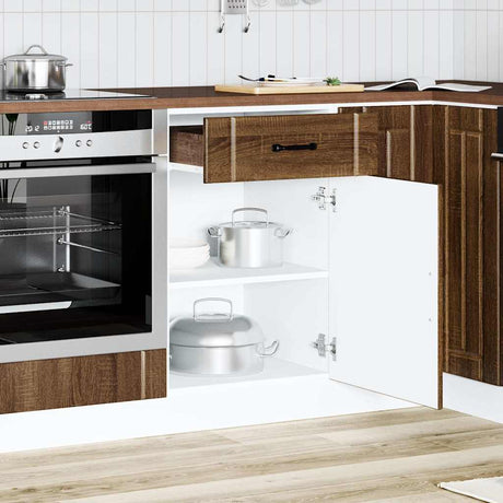 Vidaxl onderkast lucca bewerkt hout bruin eikenkleur