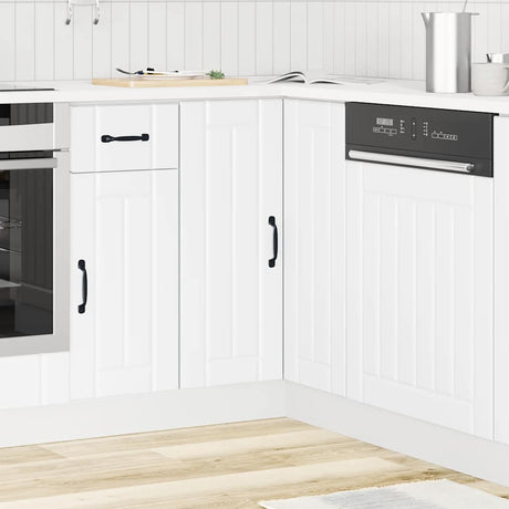 Vidaxl keuken hoekonderkast lucca bewerkt hout wit