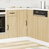 Vidaxl keuken hoekonderkast lucca bewerkt hout sonoma eikenkleurig