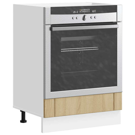 Vidaxl ovenkast lucca bewerkt hout sonoma eikenkleurig