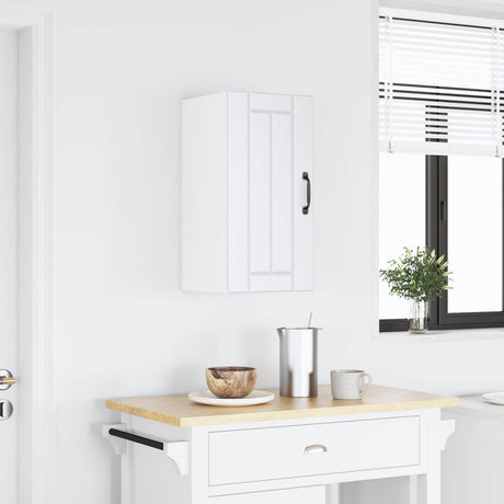 Vidaxl keukenbovenkast lucca bewerkt hout wit