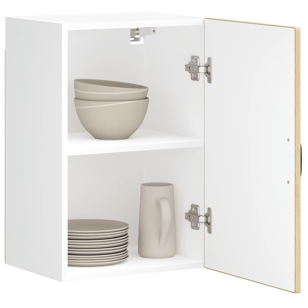 Vidaxl keukenbovenkast lucca bewerkt hout sonoma eikenkleurig