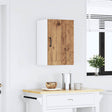 Vidaxl keukenbovenkast lucca bewerkt hout oud houtkleurig