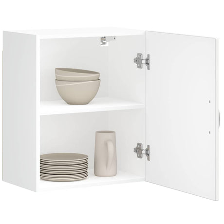 Vidaxl keukenwandkasten 2 st lucca hoogglans wit bewerkt hout