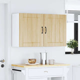 Vidaxl keukenwandkasten 2 st lucca bewerkt hout sonoma eikenkleurig