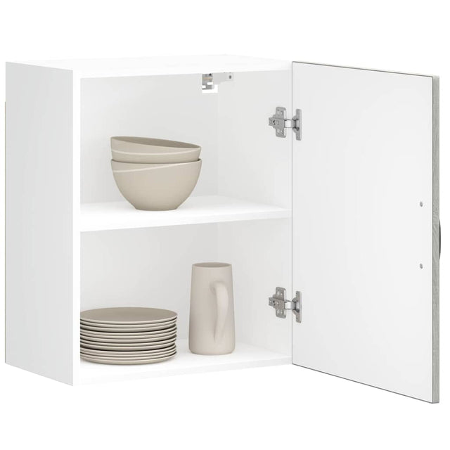 Vidaxl keukenwandkasten 2 st lucca grijs sonoma bewerkt hout