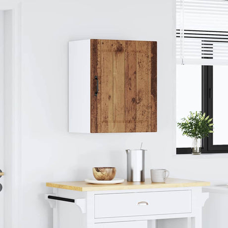Vidaxl keukenbovenkast lucca bewerkt hout oud houtkleurig