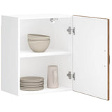 Vidaxl keukenwandkasten 2 st lucca oud houtkleurig bewerkt hout