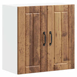 Vidaxl keukenbovenkast lucca bewerkt hout oud houtkleurig