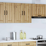 Vidaxl keukenbovenkast lucca bewerkt hout artisanaal eikenkleur