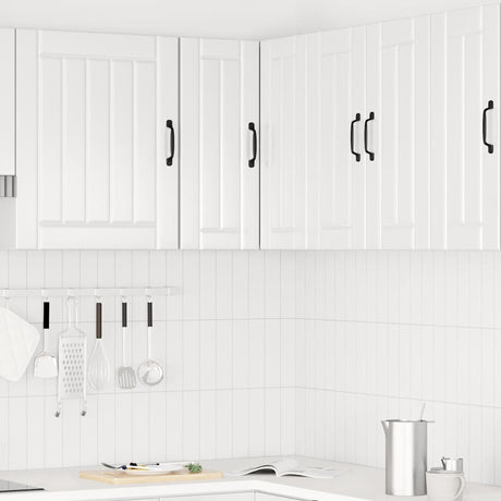 Vidaxl keukenwandhoekkast lucca bewerkt hout hoogglans wit