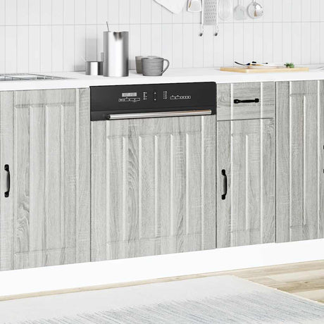 Vidaxl vaatwaspaneel lucca bewerkt hout grijs sonoma eiken