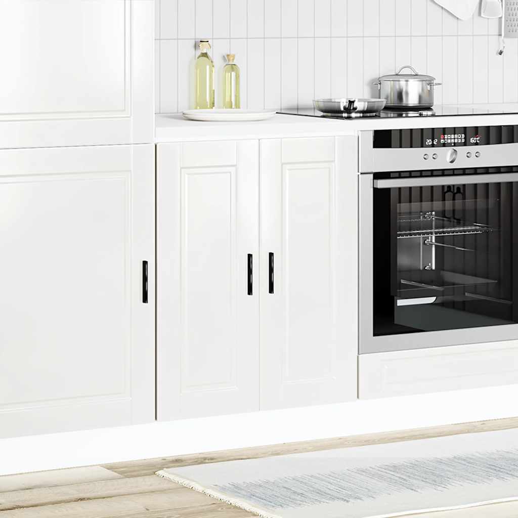 Vidaxl onderkast porto bewerkt hout hoogglans wit