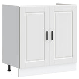 Vidaxl spoelbakonderkast porto 80x46x81,5 cm bewerkt hout wit