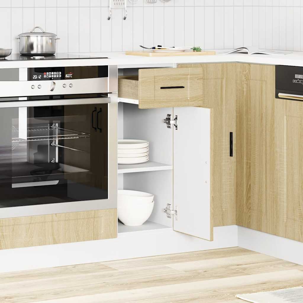Vidaxl onderkast porto bewerkt hout sonoma eikenkleurig