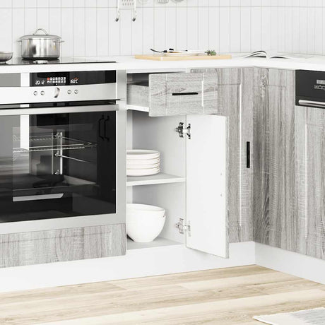 Vidaxl onderkast porto bewerkt hout grijs sonoma eiken