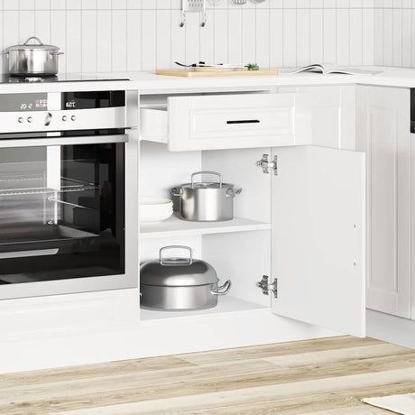 Vidaxl onderkast porto bewerkt hout hoogglans wit