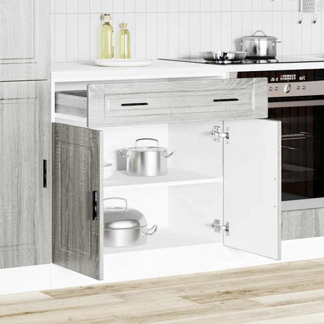 Vidaxl onderkast porto bewerkt hout grijs sonoma eiken