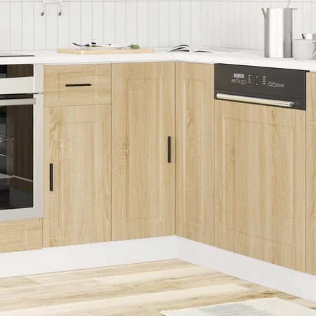 Vidaxl keuken hoekonderkast porto bewerkt hout sonoma eikenkleurig