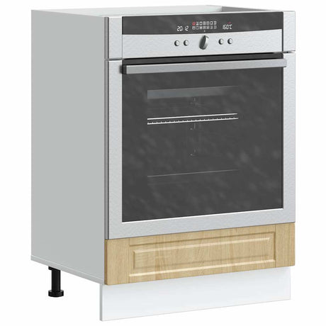 Vidaxl ovenkast porto bewerkt hout sonoma eikenkleurig