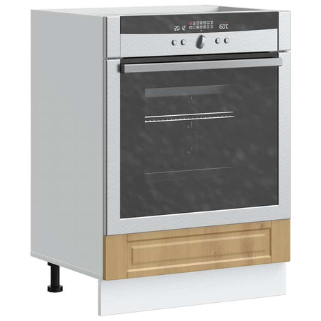 Vidaxl ovenkast porto bewerkt hout artisanaal eikenkleur